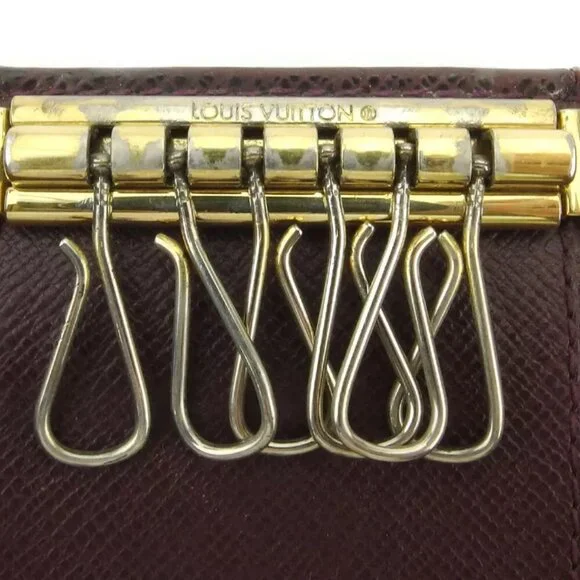 Louis Vuitton key holder taiga leather Authentic used F1613 - Picture 7 of 7